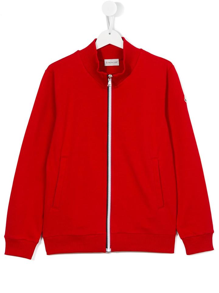 Moncler Kids Zipped Jacket, Boy's, Size: 14 Yrs, Red