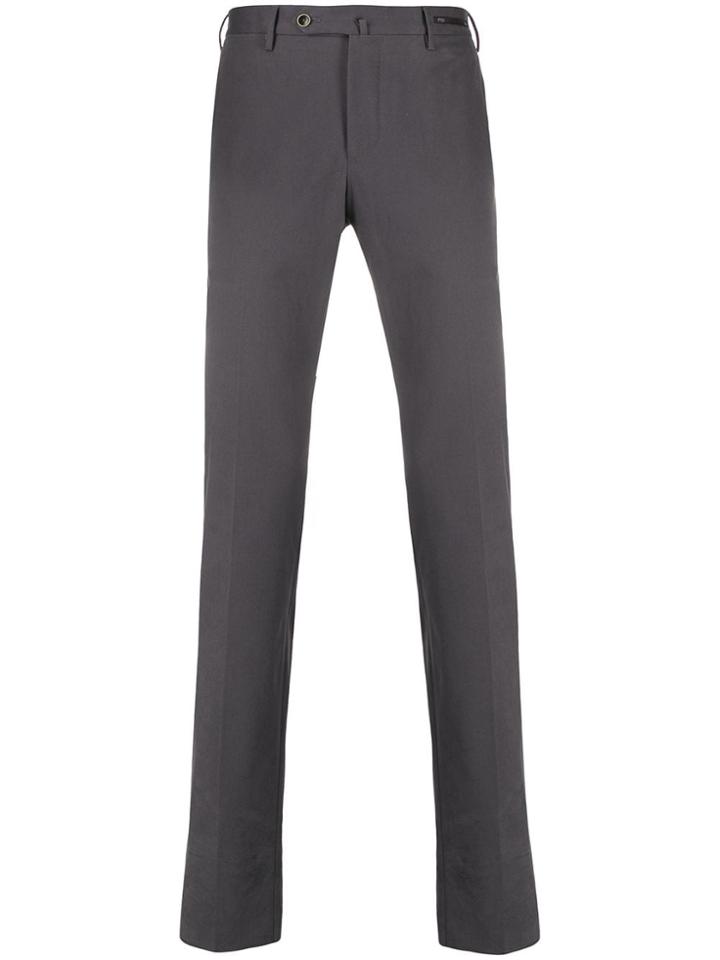 Pt01 Lower East Side Super Slim Fit Trousersbetl - Grey