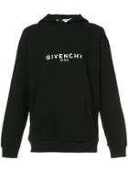 Givenchy Embroidered Crew Neck Hoodie - Black