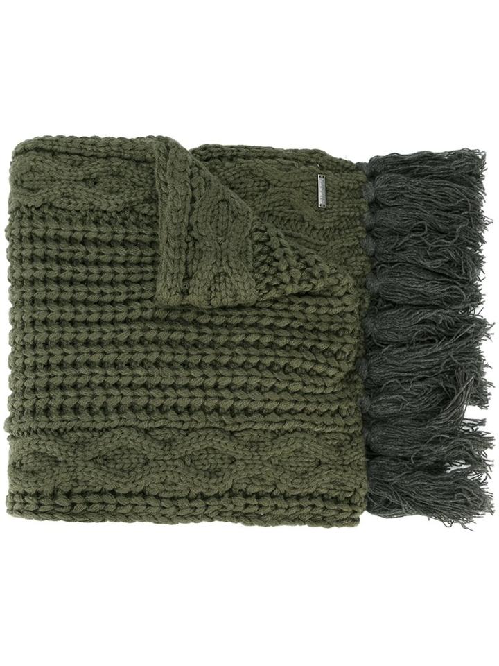 Diesel 'k-derdy' Scarf, Adult Unisex, Green, Acrylic
