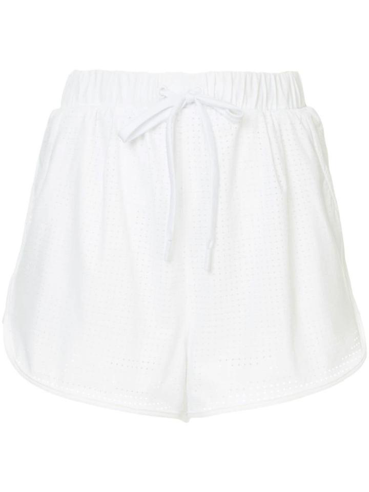 The Upside Track Shorts - White