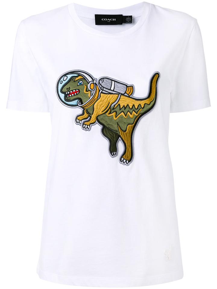 Coach - Space Rexy T-shirt - Women - Cotton - S, White, Cotton