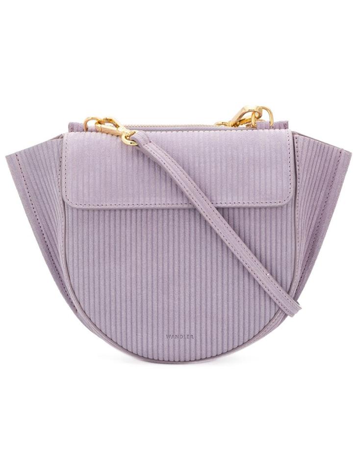 Wandler Mini Corduroy Bag - Purple