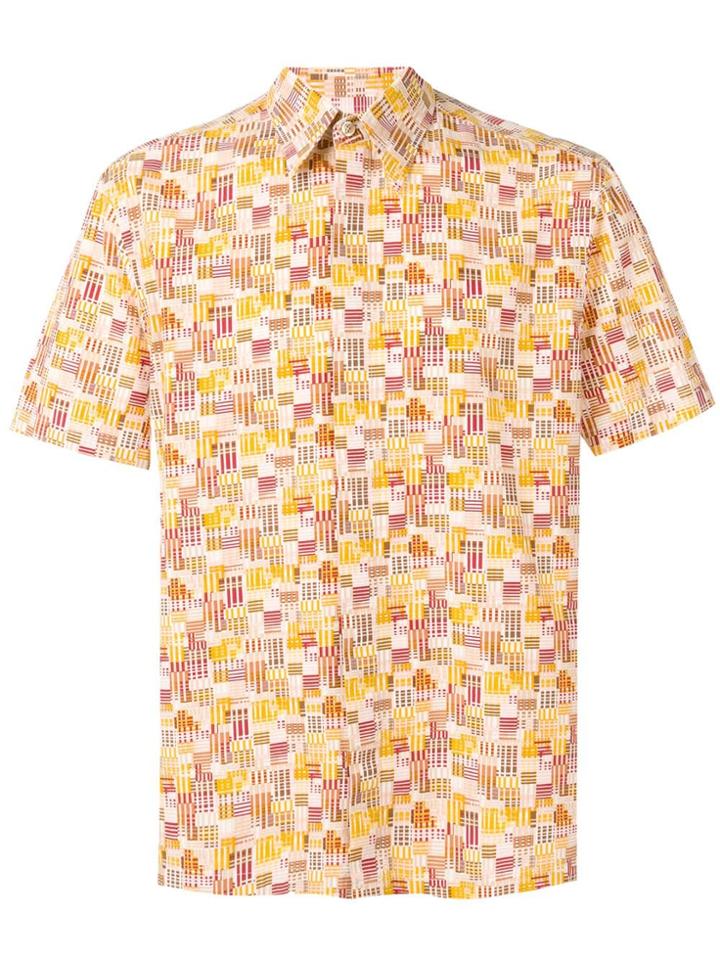Kenzo Vintage 2000's Printed Shirt - Yellow