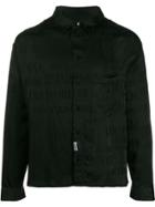 Versace Jeans Couture All Over Logo Print Shrit - Black