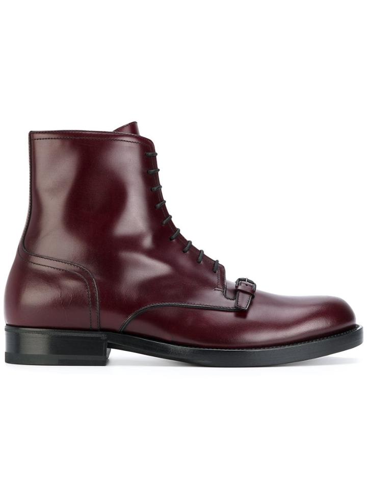 Bottega Veneta Lace-up Boots - Pink