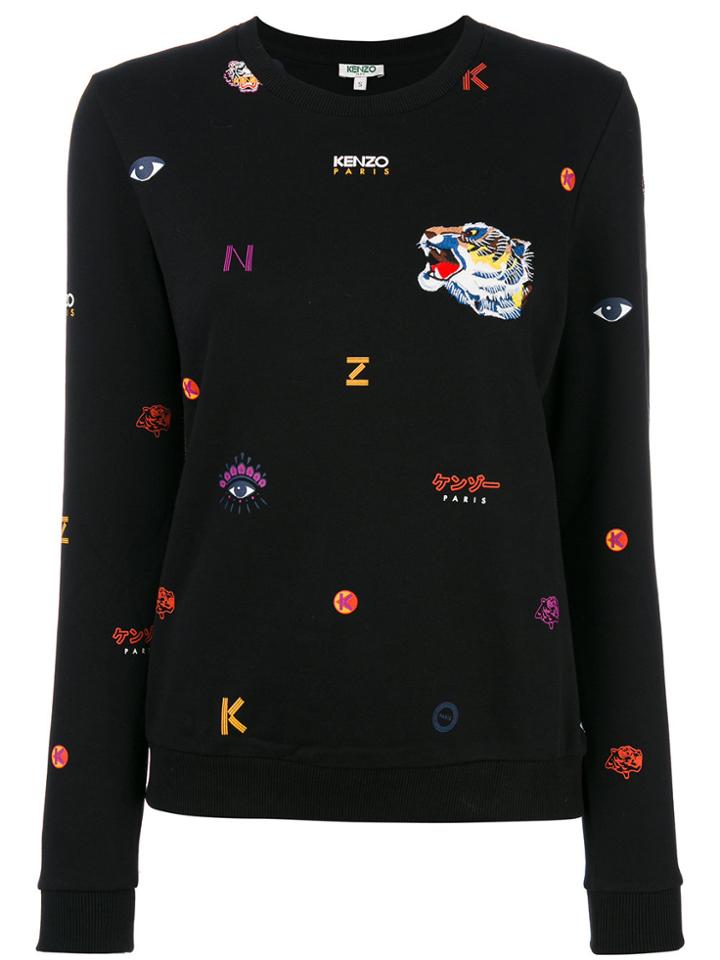 Kenzo Multi Icon Sweatshirt - Black