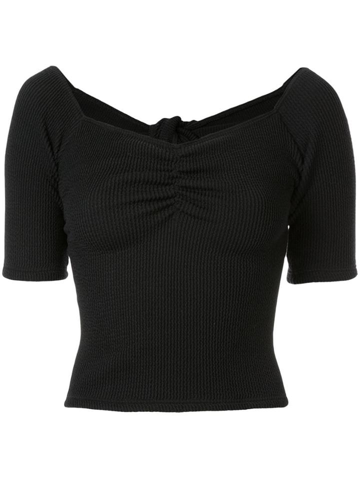 Muller Of Yoshiokubo Ribbed Swim Top - Black