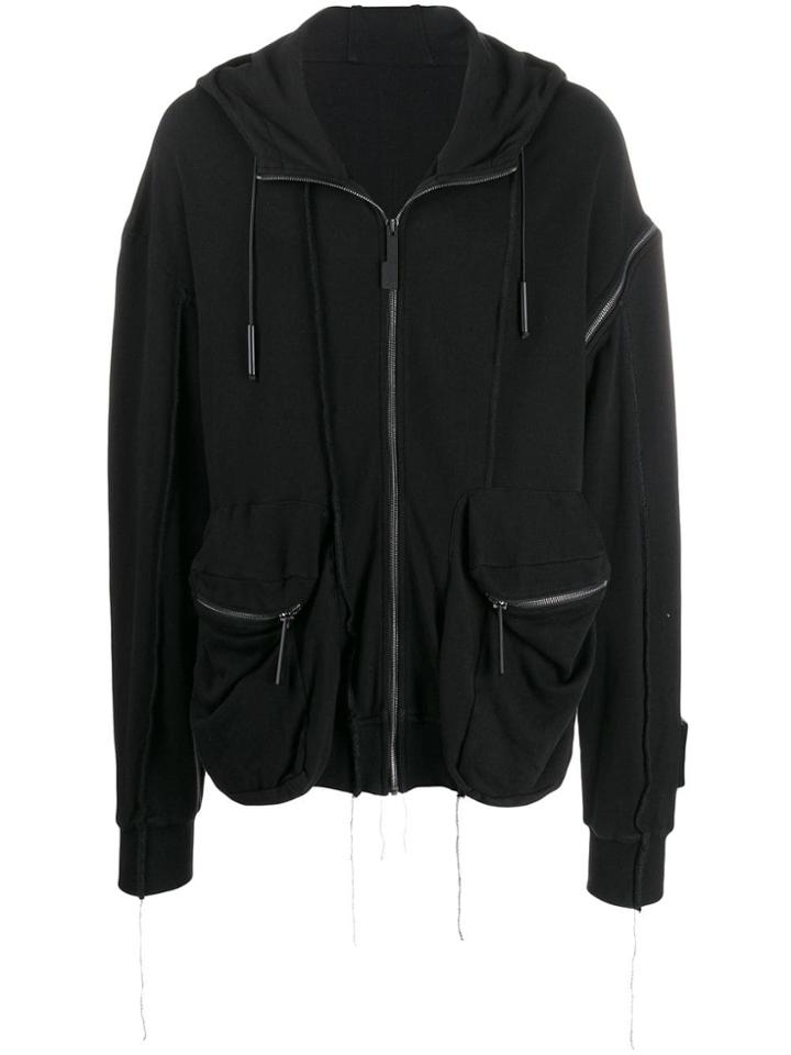 A-cold-wall* Seam Pocket Hoodie - Black