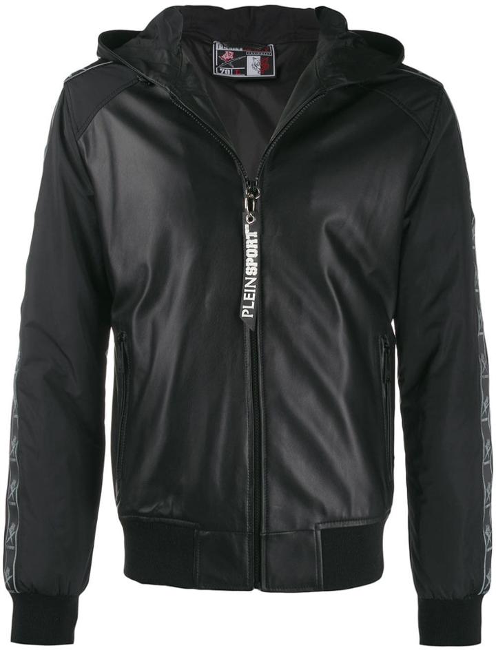 Plein Sport Hooded Active Jacket - Black