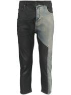 Rick Owens Drkshdw Patch Cropped Jeans - Black