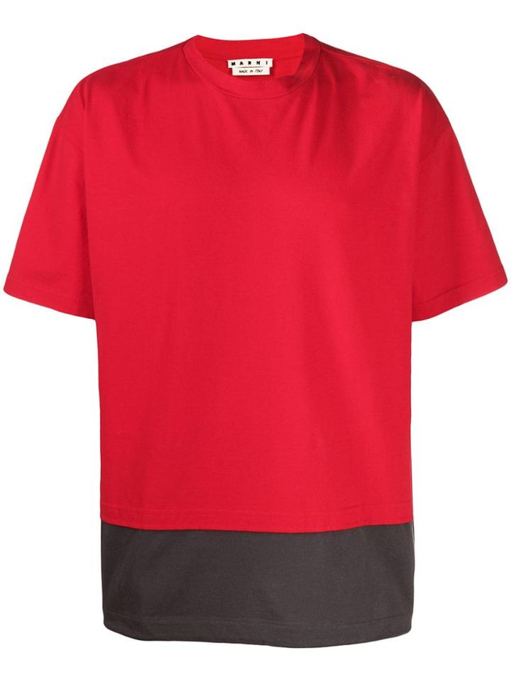 Marni Layered Two-tone T-shirt