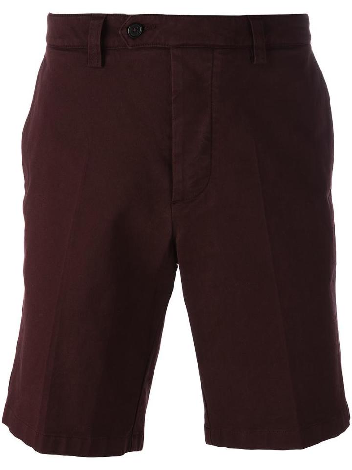 Ami Alexandre Mattiussi Bermuda Shorts, Men's, Size: Medium, Pink/purple, Cotton/spandex/elastane