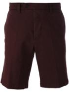 Ami Alexandre Mattiussi Bermuda Shorts, Men's, Size: Medium, Pink/purple, Cotton/spandex/elastane