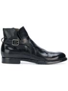 Officine Creative Buckle Detail Boots - Black