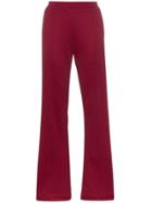 Moncler Side Stripe Cotton-blend Track Pants - Red