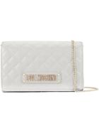 Love Moschino Quilted Crossbody Bag - Grey