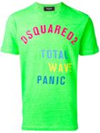 Dsquared2 Fluo T-shirt, Men's, Size: Xl, Green, Cotton