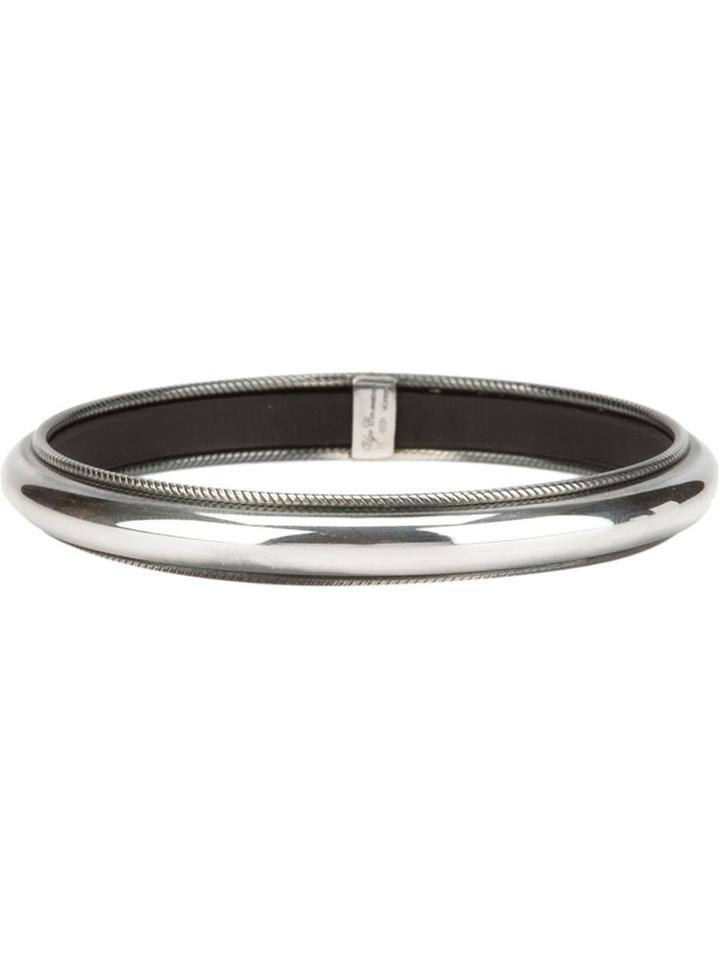 Ugo Cacciatori Silver Bangle, Women's, Metallic, Silver