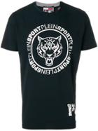 Plein Sport Logo Print T-shirt - Blue