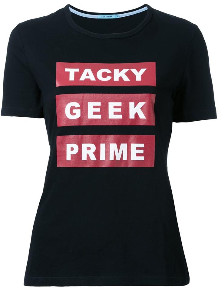 Guild Prime 'tacky Geek Prime' T-shirt, Women's, Size: 34, Black, Cotton