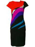Capucci Fitted Midi Dress - Multicolour