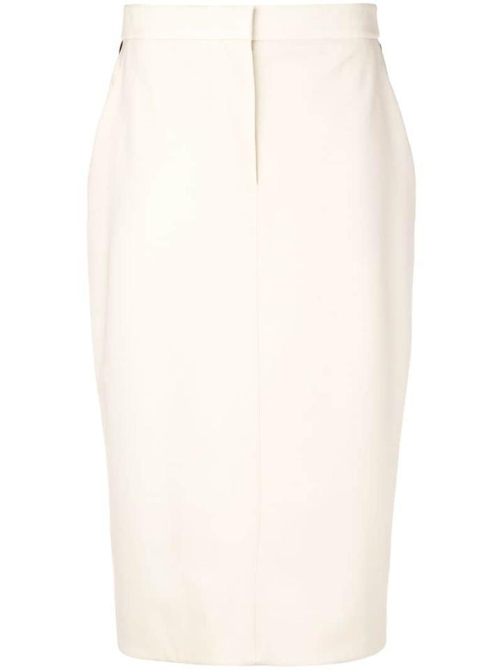 Calvin Klein 205w39nyc Side Stripe Pencil Skirt - Neutrals
