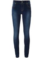 Versace Jeans Skinny Jeans, Women's, Size: 26, Blue, Polyester/spandex/elastane/viscose/cotton