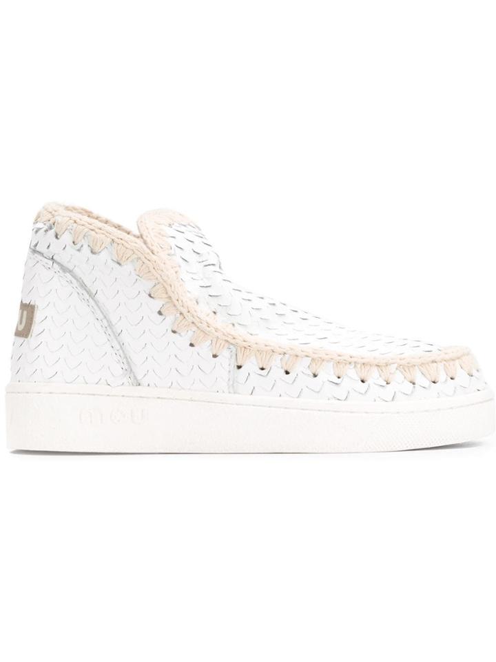 Mou Flat Snow Boots - White