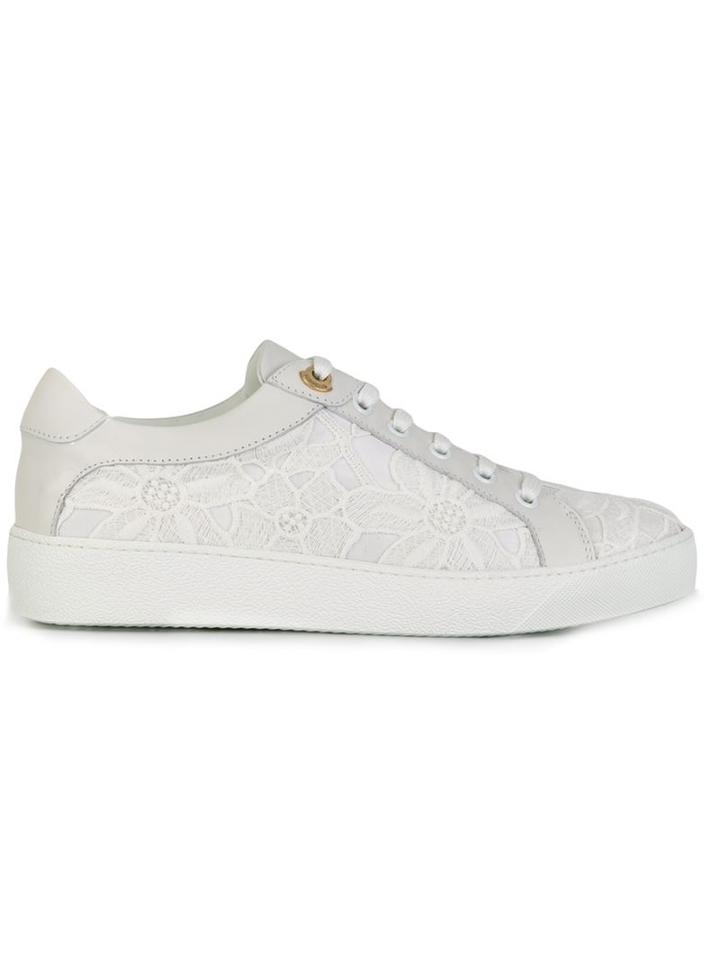 Moncler Leni Sneakers, Women's, Size: 40, White, Rubber/leather/cotton