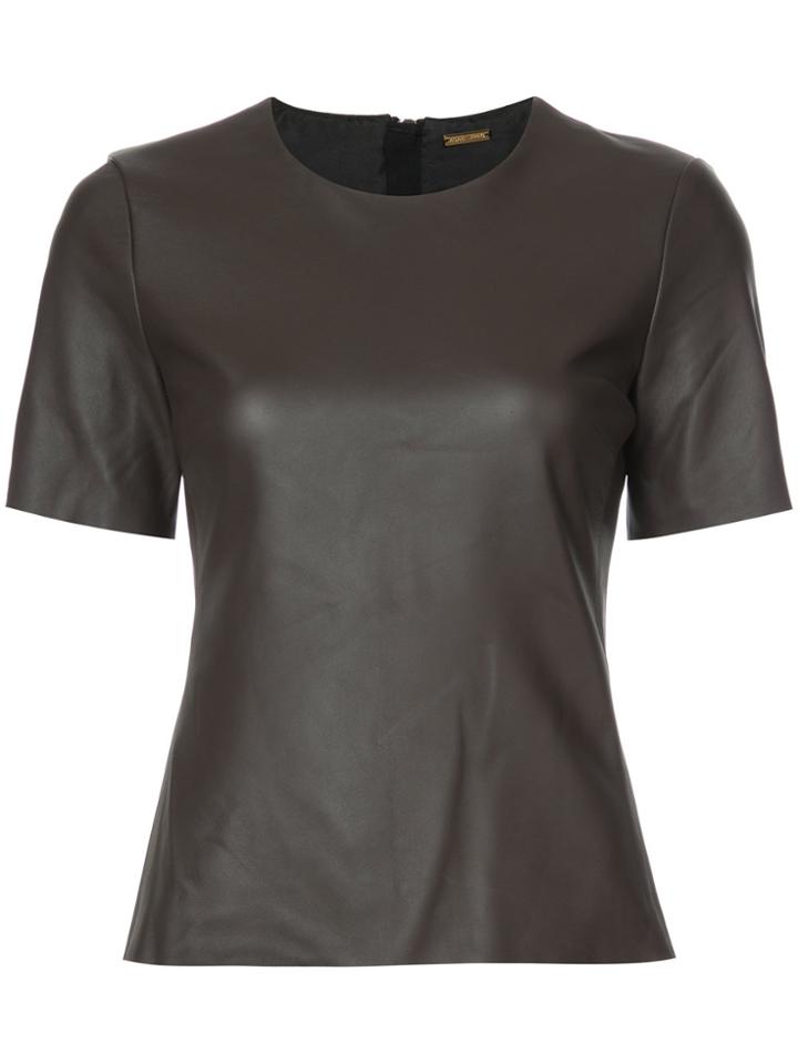 Adam Lippes Short Sleeve T-shirt - Brown