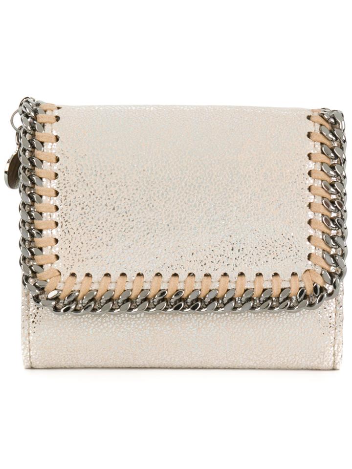 Stella Mccartney Falabella Flap Wallet - Metallic