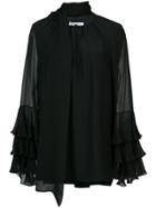 Prabal Gurung Tie Neck Blouse - Black