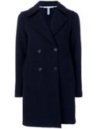 Harris Wharf London Classic Peacoat - Blue