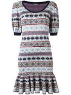 Alexander Mcqueen Jacquard Dress - Multicolour
