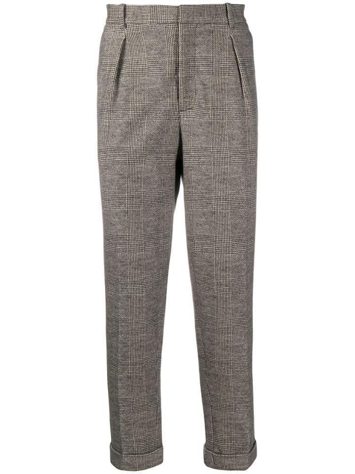 Circolo 1901 Tailored Straight Leg Trousers - Black