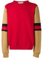 Marni Striped Sleeves Jumper - Red
