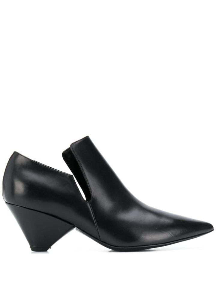 Christian Wijnants Akira Cut-out Ankle Boots - Black