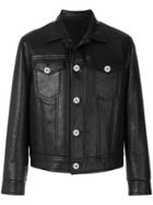 Neil Barrett Leather Jacket - Black