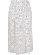 Ballsey Polka-dot Cropped Trousers - White
