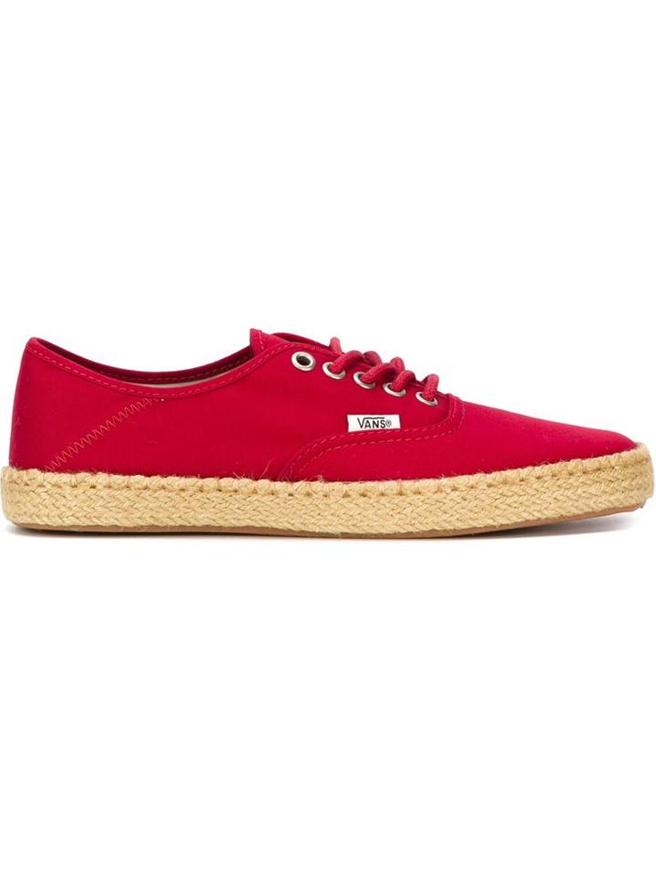 Vans 'leather Authentic Espadrille' Sneakers