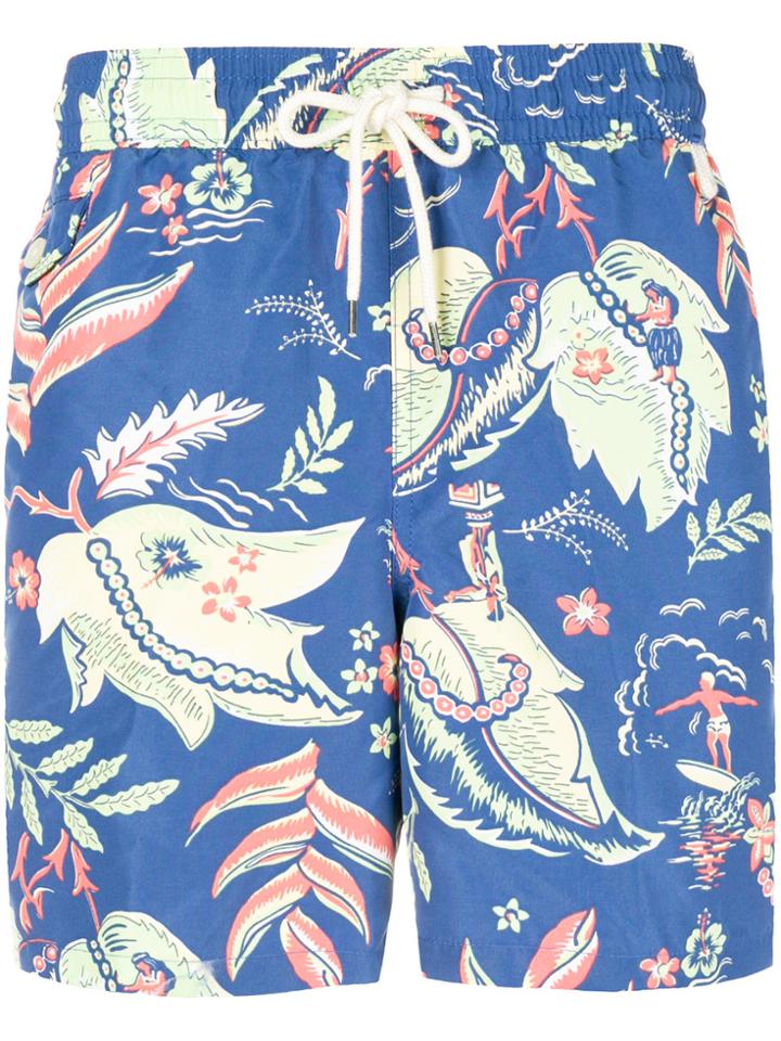 Polo Ralph Lauren Traveler Swim Trunks - Blue