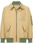 Kolor Beacon Layered Detail Jacket - Brown