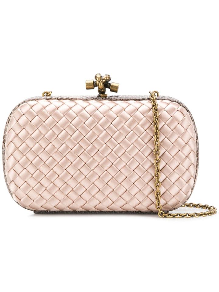 Bottega Veneta Knot Intrecciato Crossbody Bag - Neutrals