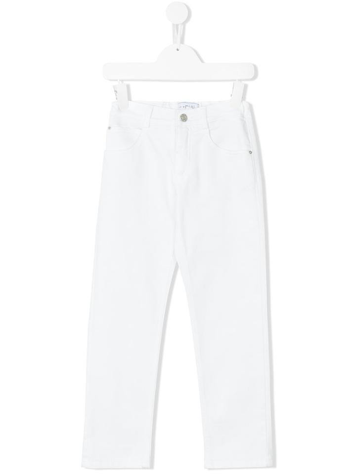 Simonetta - Slim-fit Jeans - Kids - Cotton/spandex/elastane - 4 Yrs, White