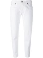 Aspesi - Skinny Cropped Jeans - Women - Cotton - 42, White, Cotton
