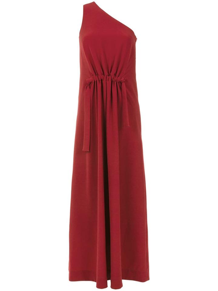 Mara Mac One Shoulder Dress - Red