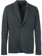 Lanvin Deconstructed Two Button Jacket, Men's, Size: 54, Grey, Cotton/nylon/viscose/wool