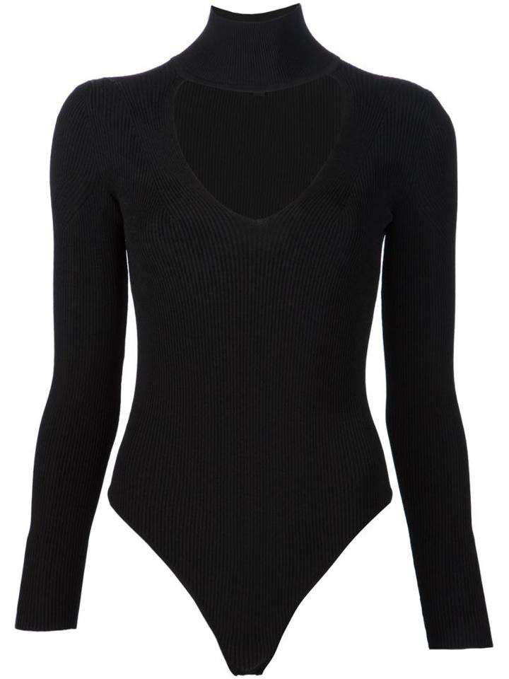 Cushnie Et Ochs Open Neck Fitted Body