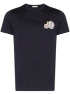 Moncler Logo-appliqued T-shirt - Blue